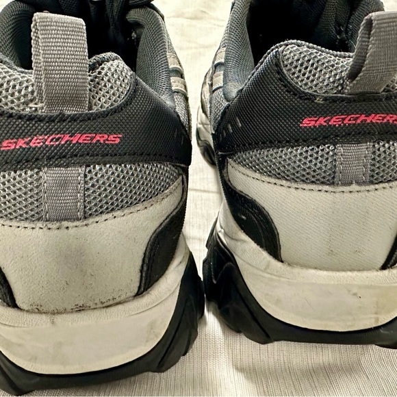 Skechers 4EWide Size 10 Sport After Burn M.Fit Slip On Preowned-Gray/Black - Picture 6 of 11